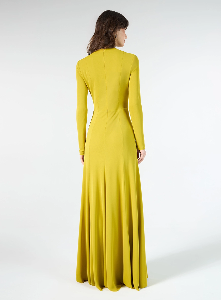 Vestido Longo Malha - Pistache