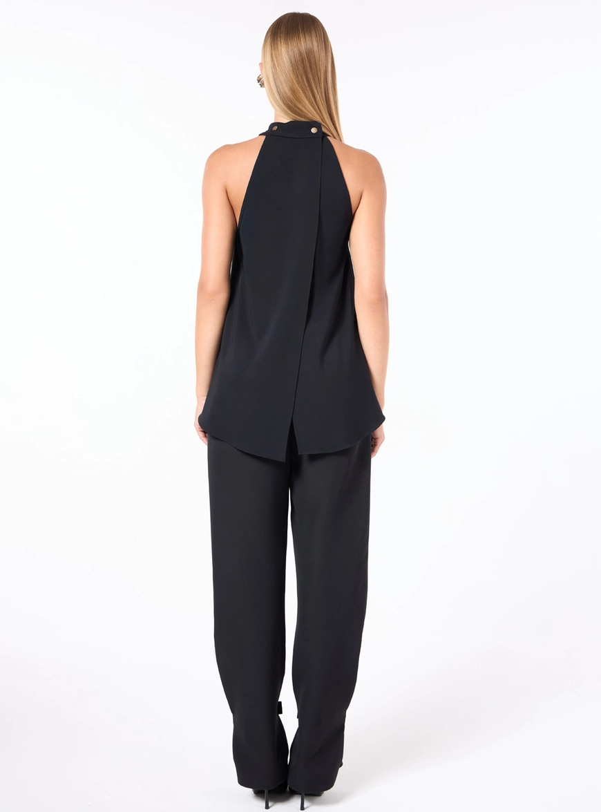 Calça Reta Alfaiataria - Preto