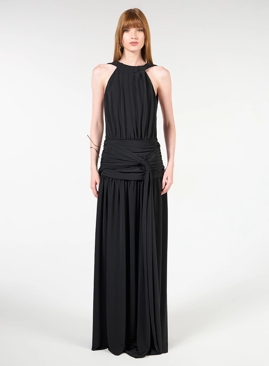 Vestido Longo Detalhe Faixa