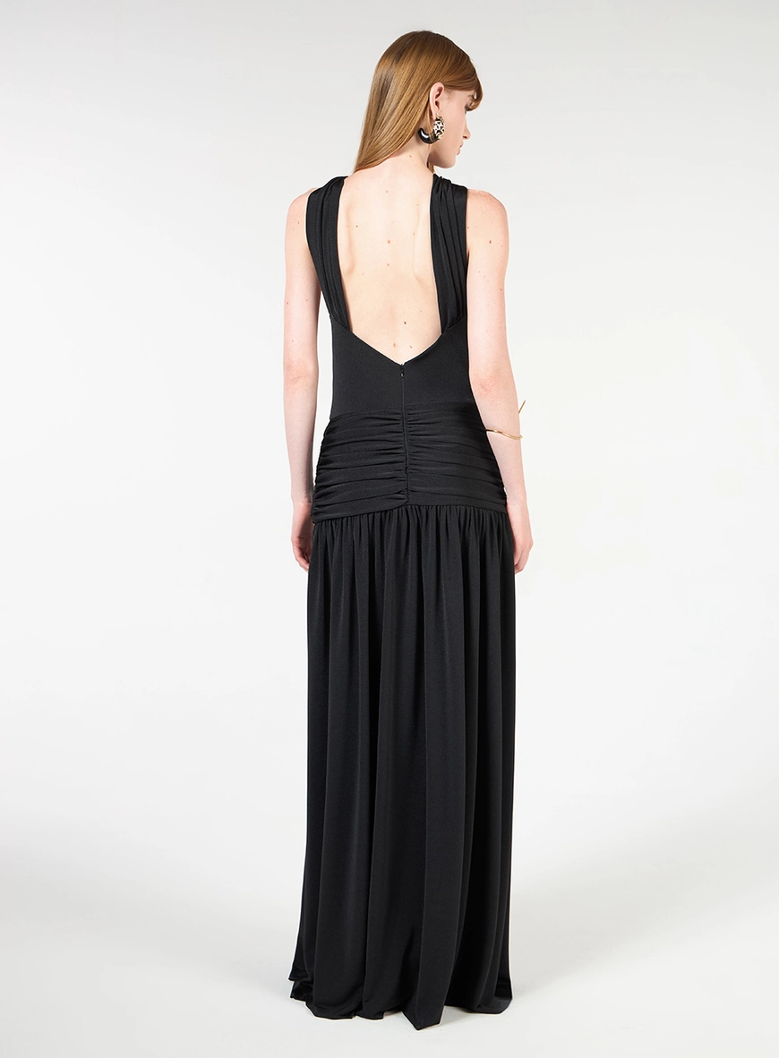 Vestido Longo Detalhe Faixa