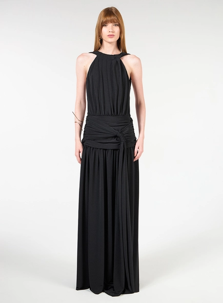 Vestido Longo Detalhe Faixa
