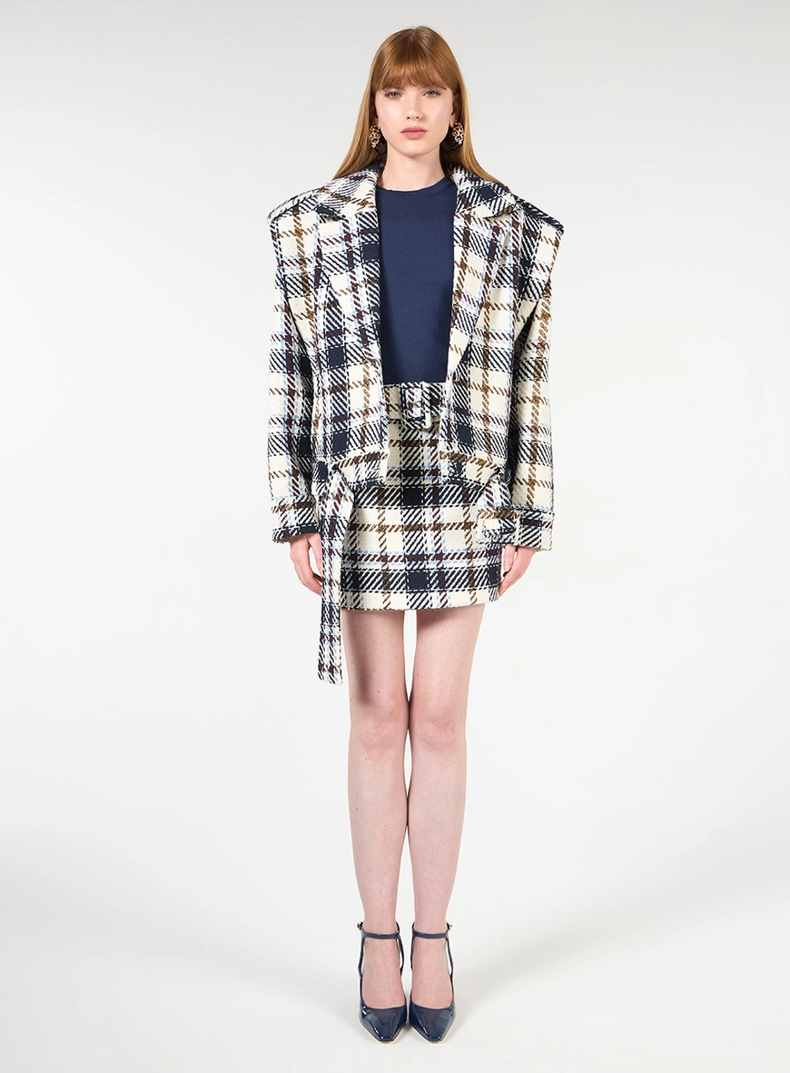 Casaco Over Tweed Xadrez