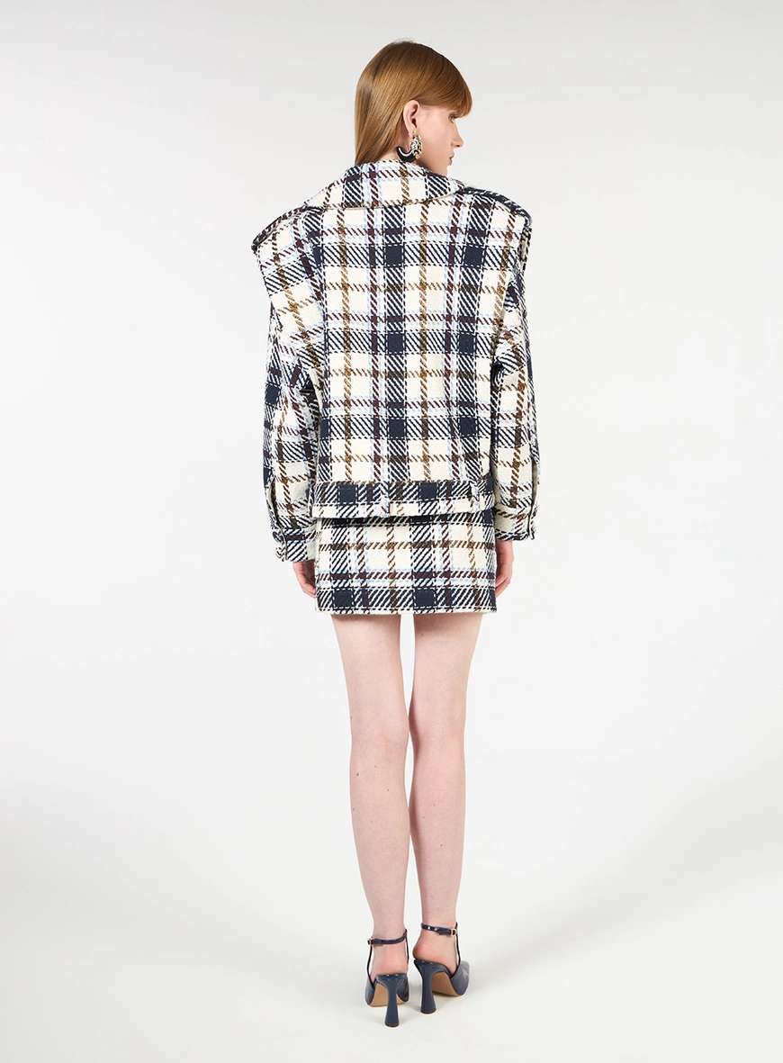 Casaco Over Tweed Xadrez