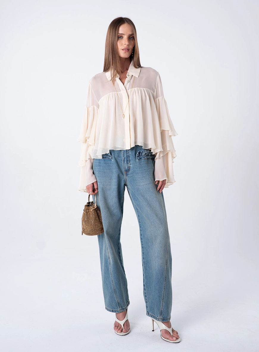Calça Jeans - Azul