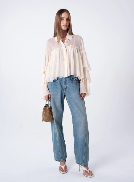 Calça Jeans - Azul