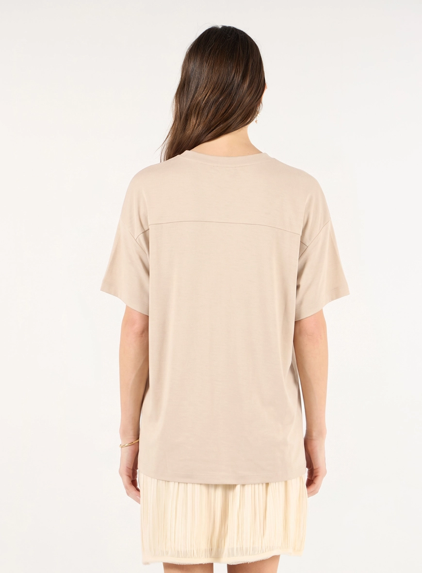 Blusa Over Malha Franzido