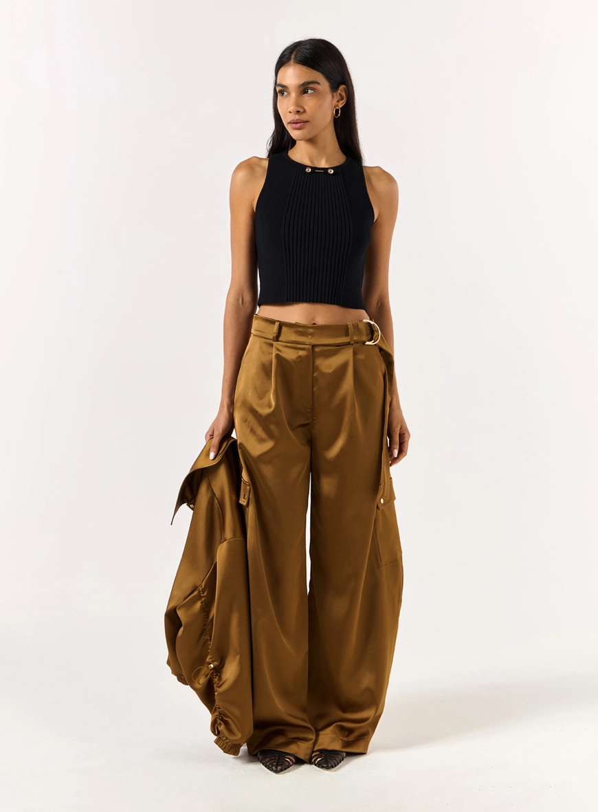Top Tricot Detalhe Metal