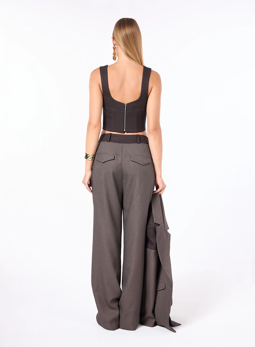 Top Corset - Marrom