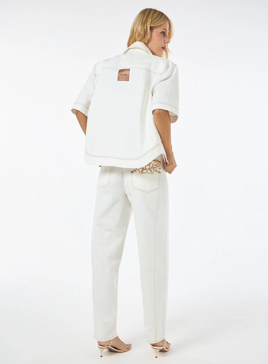 Camisa Com Top Sarja - Off Shell