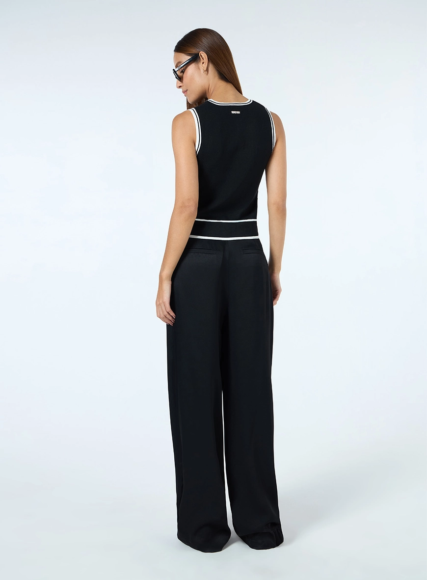 Blusa Tricot Detalhe Listras