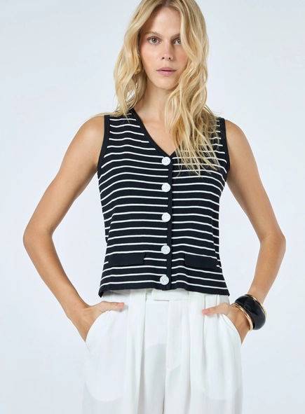 Blusa Tricot Listras