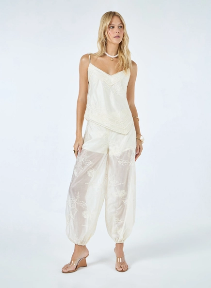 Conjunto Blusa E Calça Balloon  - Off Shell