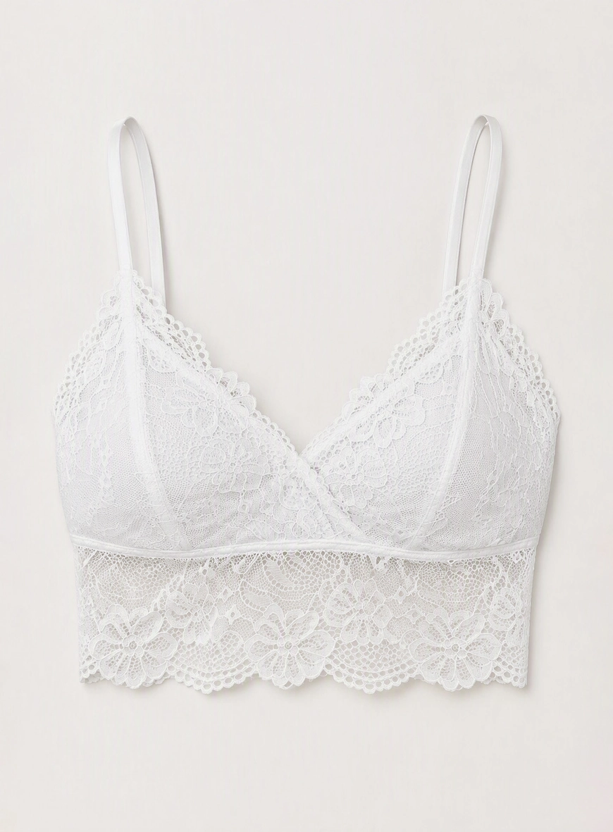 Top Renda - Off White
