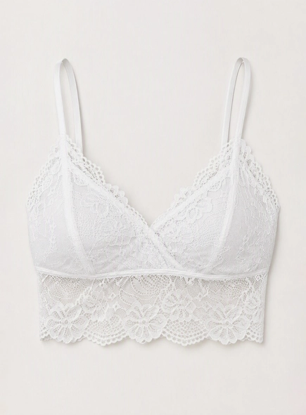 Top Renda - Off White