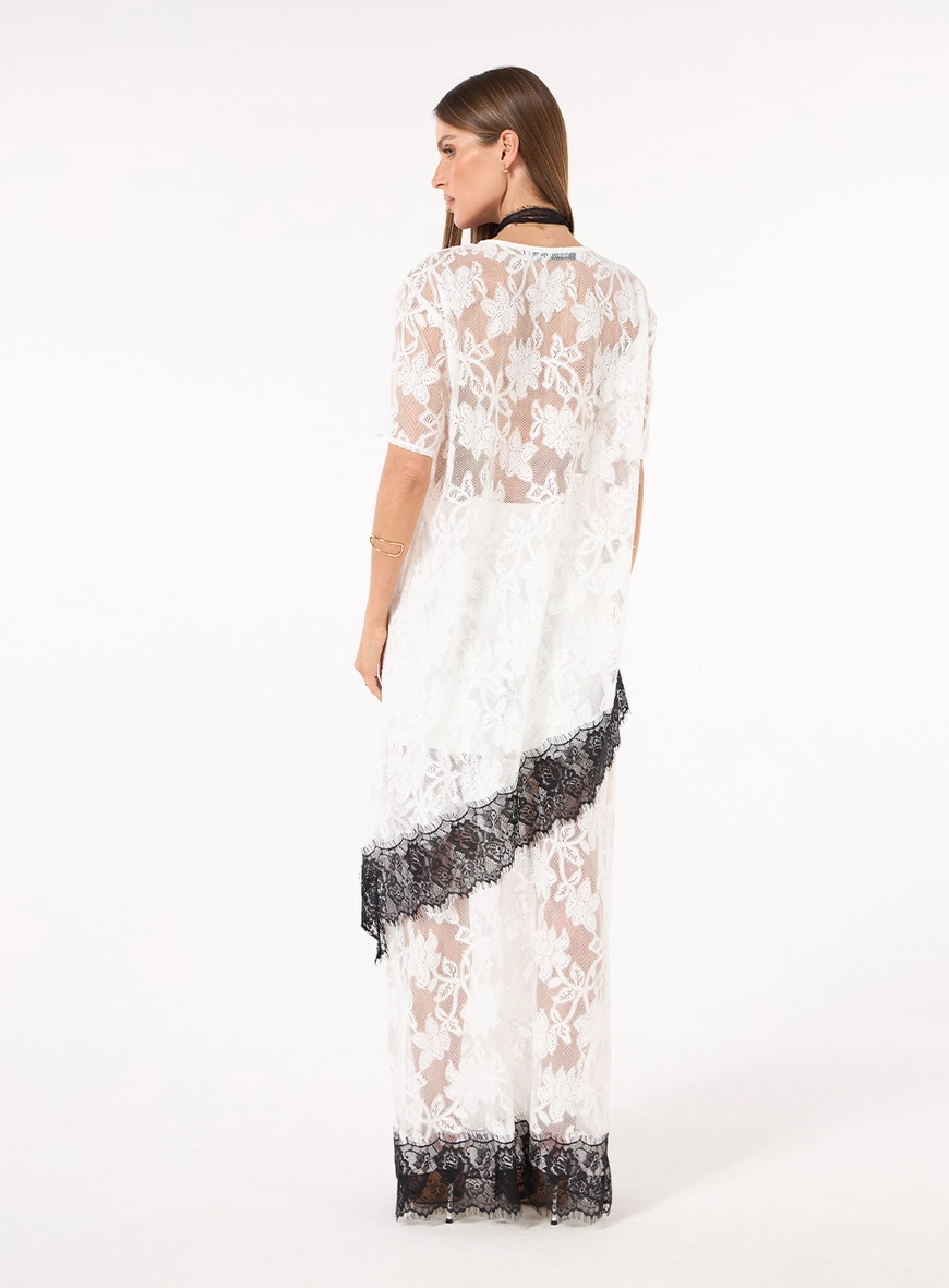 Saia Longa Renda - Off Shell
