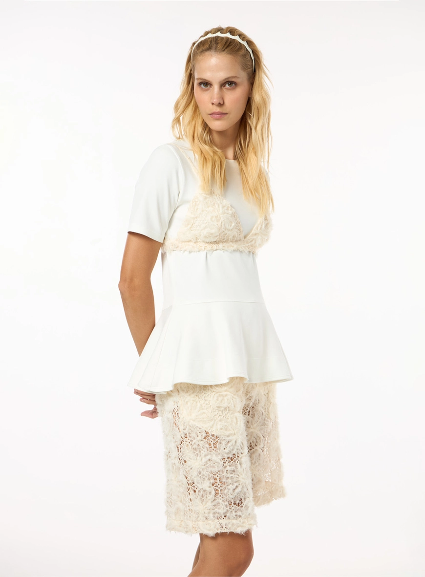 Blusa Peplum Malha