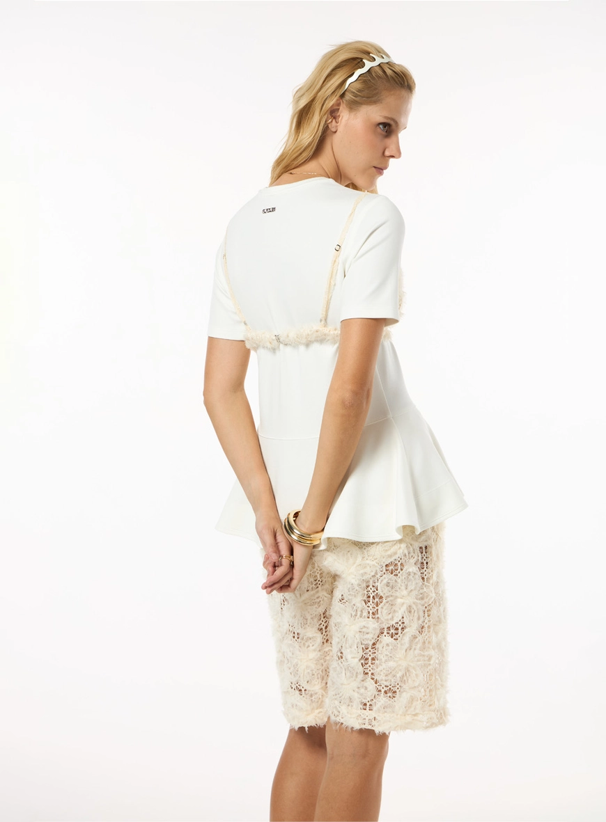 Blusa Peplum Malha