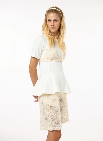 Blusa Peplum Malha