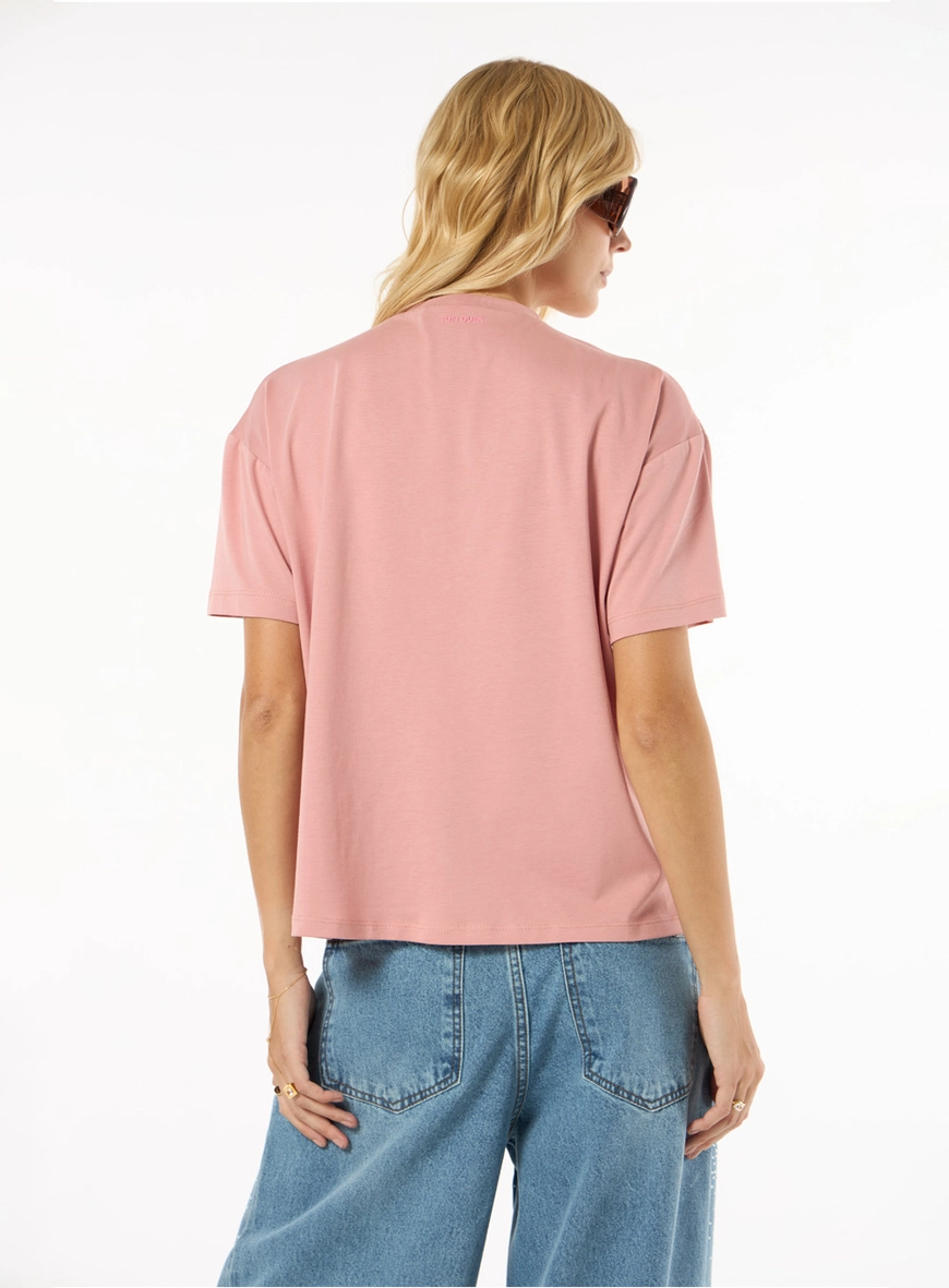 T-shirt Malha Estampada