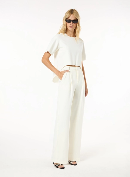 Conjunto Malha Blusa Mullet E Calça - Off Shell
