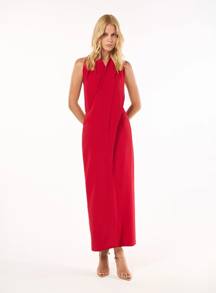 Vestido Longo Frente Única - Rubi