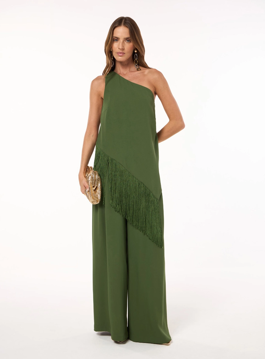 Conjunto Blusa E Calça - Verde Pinho